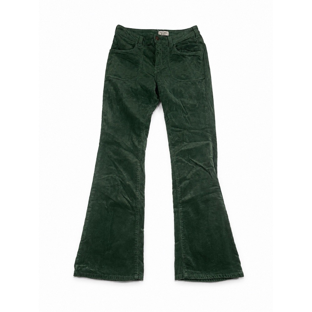 Pilcro The Icon Corduroy Flare Pants Green Size 29 Anthropologie